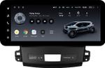 Магнитола для Mitsubishi Outlander XL, Peugeot 4007, Citroen C-Crosser (без Rockford, рамка гладкая) - Teyes LUX ONE ROUND монитор 12.3" 2K QLED на Android 10, Быстрая, CarPlay, 4G SIM-слот