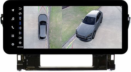 Магнитола для Toyota Alphard 30, Vellfire 2015-2023 (менее 10 динамиков, любой руль) - Teyes LUX ONE 360 монитор 12.3" 2K QLED на Android 10, 6Гб+128Гб, CarPlay, 4G SIM-слот, 4 камеры в комплекте