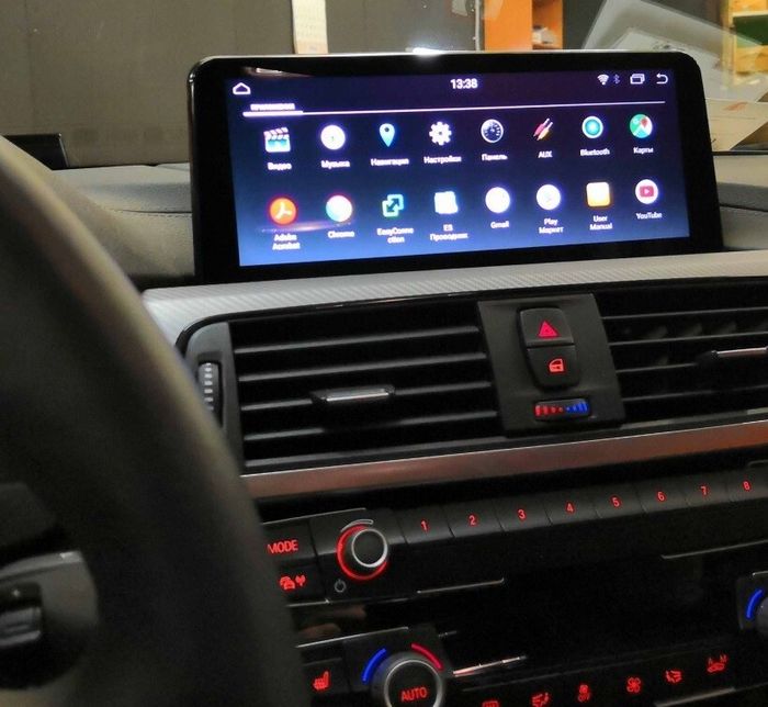 Магнитола для BMW 3-серия F30 2012-2016, 4-серия F36, F32 NBT - Parafar PF5213a138/128 монитор 10.25" на Android 13, Быстрая, CarPlay, 4G SIM-слот