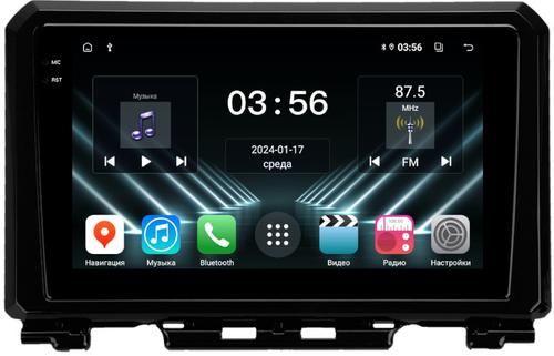 Магнитола для Suzuki Jimny 4 2018+ (без штатной КЗВ) - FarCar S280 монитор 9.5" IPS на Android 13, CarPlay