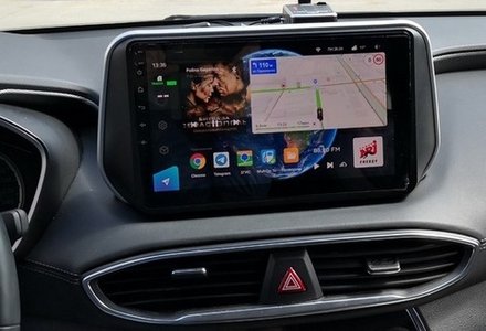 Магнитола для Hyundai Santa Fe 2018-2020 - Vaycar VA23-1124 на Android 13, 8-ядер, 4G SIM-слот