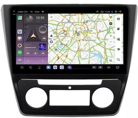 Магнитола для Skoda Yeti 2009-2018 (климат) - Kuberg OL-1919 QLed+2K, Android 13, TS20, CarPlay, 4G SIM-слот