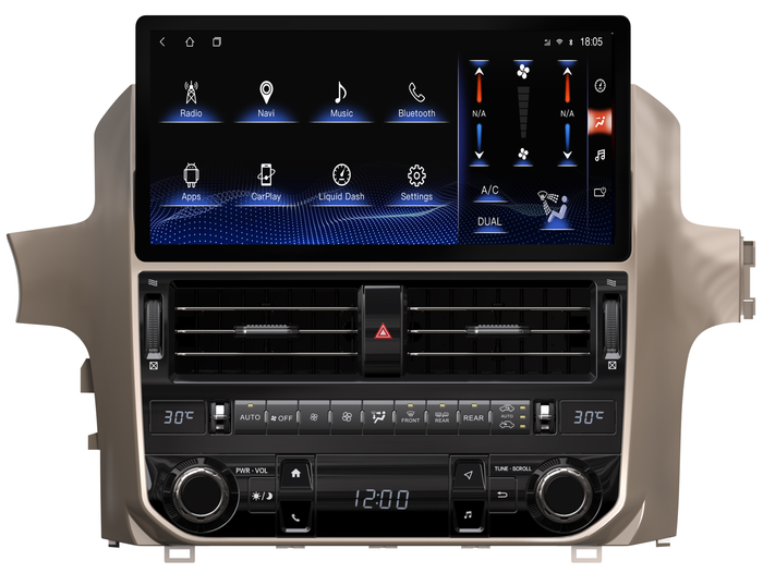 Магнитола для Lexus GX460 2009-2019 - Kuberg ZH-L1120 монитор 11" на Android 12, 8/128Гб, CarPlay, 4G SIM-слот
