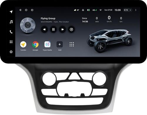 Магнитола для Jeep Grand Cherokee WK2 2013-2022 (взамен ШГУ 8.4", рамка большая) - Teyes LUX ONE ROUND монитор 12.3" 2K QLED на Android 10, CarPlay, 4G SIM-слот