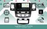 Магнитола для Toyota Hilux 2011-2015 - Vaycar VA77-1143-2K на Android 13, Быстрая, 2K QLED, CarPlay,4G SIM-слот