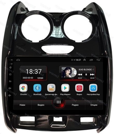 Магнитола для Renault Duster 2015-2020, Lada Largus 2021+ - AK596R9-MTK Android 10, 8-ядер, 2Гб-32Гб