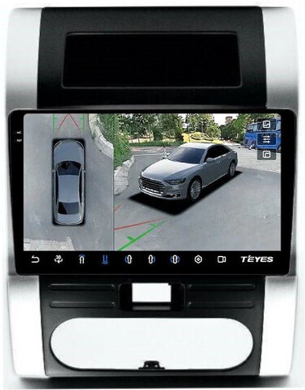 Магнитола для Nissan X-Trail T31 2007-2014 - Teyes CC3-2K-360 на Android 10, 2K QLED, 6Гб+128Гб, CarPlay, 4G SIM-слот, 4 камеры в комплекте
