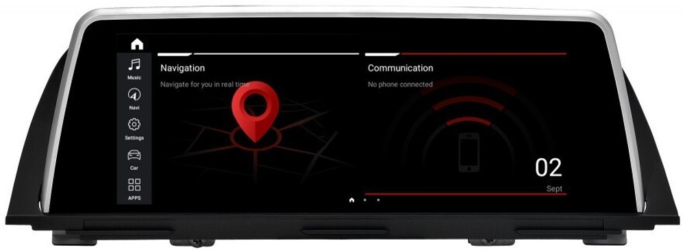 Магнитола для BMW 5-серия F10 2010-2013 CIC - RDL-6278 монитор 10.25" на Android 13, 8+128Гб, CarPlay, 4G SIM-слот