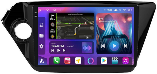 Магнитола для KIA Rio 3 2011-2017 - FarCar BM106M-2K монитор 9.5" 2K QLED на Android 14, TS10, 4+32Гб, CarPlay, 4G SIM-слот