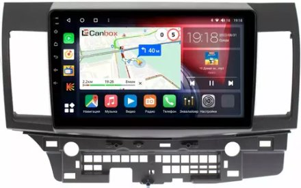 Магнитола для Mitsubishi Lancer X 2007-2016 - Canbox 1021 Qled, Android 10, ТОП процессор, SIM-слот