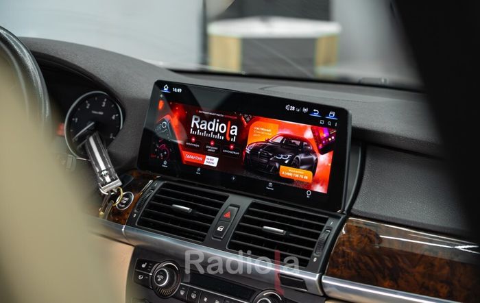Магнитола для BMW X5 E70, X6 E71 2006-2009 CСC - RDL-1215-L монитор 12.3" на Android 13, 8+128Гб, CarPlay, 4G SIM-слот