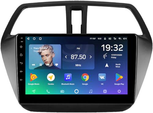 Магнитола для Suzuki SX4 2 2013-2021 (без штатной КЗВ) - Teyes CC2 PLUS монитор 9" QLED, Android 10, Быстрая, SIM-слот