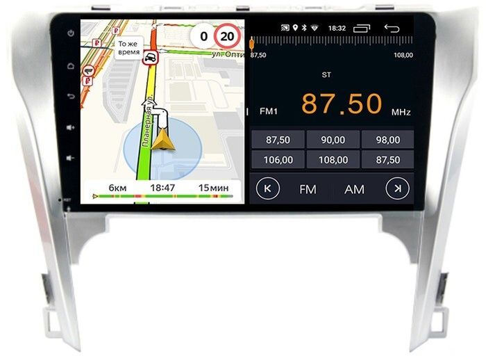 Магнитола для Toyota Camry 50 2011-2014 - Parafar PF131FHD на Android 13, 8-ядер, 2Гб+32Гб, CarPlay, 4G SIM-слот