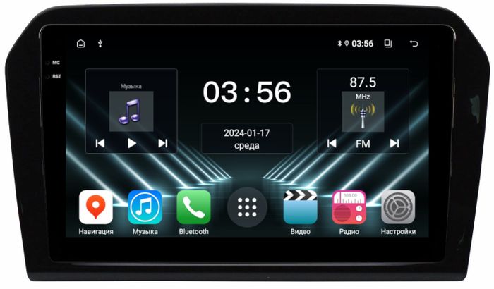 Магнитола для Jetta VA3 2019+ - FarCar DX9-9512-VA3монитор 9.5" IPS на Android 13, 4+64Гб, CarPlay