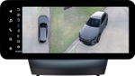 Магнитола для Hyundai iХ35, Tucson 2 2009-2015 (штатный усилитель, рамка 9) - Teyes LUX ONE 360 монитор 12.3" 2K QLED на Android 10, 6Гб+128Гб, CarPlay, 4G SIM-слот, 4 камеры в комплекте