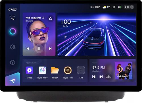 Магнитола для Hyundai iХ35, Tucson 2 2009-2015 (штатный усилитель, рамка 10) - Teyes CC3-2K монитор 13", QLED+2K, Android 10, ТОП процессор, 4G SIM-слот, CarPlay