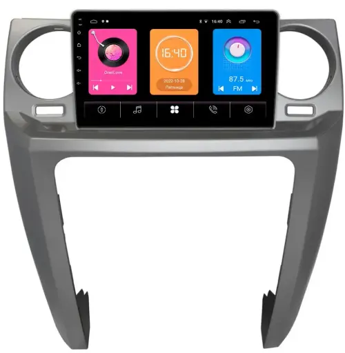 Магнитола для Land Rover Discovery 3 2005-2009 (закругленные углы) -  GT9-LA004N на Android 10, 2ГБ-16ГБ