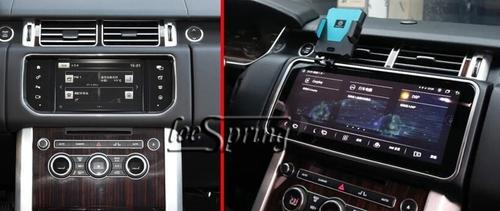 Магнитола для Range Rover 4 2012-2017 (вместо 8" экрана, без поддержки меню BOSCH) - Kuberg NH-R1202 монитор 12.3", Android 9, 4+64Гб, CarPlay, SIM-слот
