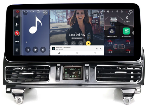 Магнитола для Mercedes-Benz ML (W166), GL (X166) 2011-2015 - Redpower 85270XLMPRO монитор 12.3" QLED в стиле Audi, Android 14, CarPlay, 4G SIM-слот