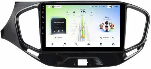 Магнитола для Lada Vesta 2015-2022, Vesta Cross (без штатной КЗВ) - Teyes CC4L монитор 9" IPS на Android 14, Snapdragon 662, CarPlay, 4G SIM-слот