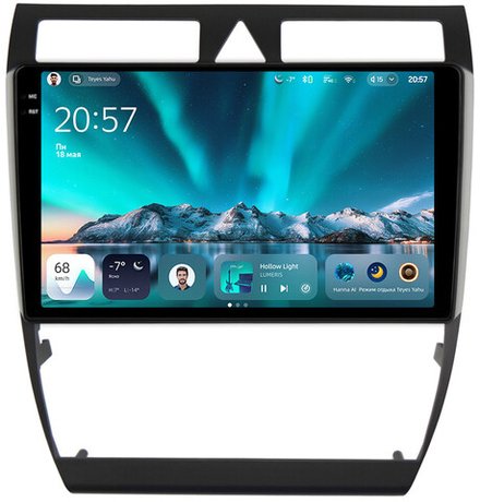 Магнитола для Audi A6 C5 2001-2004 - Teyes CC4 монитор 9.2" 2K QLED на Android 14, Snapdragon 680, DSP, CarPlay, 4G SIM-слот