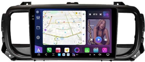 Магнитола для Peugeot Traveller/Expert, Citroen SpaceTourer/Jumpy, Opel Zafira Life/Vivaro - FarCar XXL3116M монитор 9.5" 2K QLED на Android 14, TS20, 8+256Гб, CarPlay, 4G SIM-слот