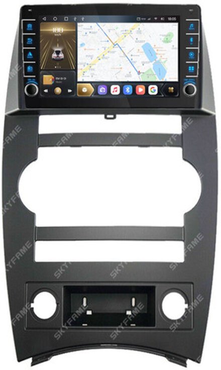 Магнитола для Jeep Commander 2005-2010 - Kuberg SF-9303 (кнопки и крутилки), Android 12, TS10,  CarPlay, 4G SIM-слот