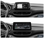 Магнитола для Hyundai Tucson 2018-2021 - Teyes LUX ONE монитор 12.3" 2K QLED на Android 10, CarPlay, 4G SIM-слот, 6/128ГБ