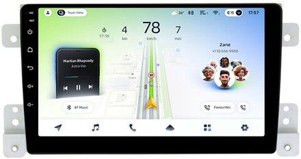 Магнитола для Suzuki Grand Vitara 2005-2016 - Teyes CC4L монитор 9" IPS на Android 14, Snapdragon 662, CarPlay, 4G SIM-слот