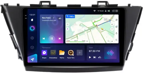 Магнитола для Toyota Prius Alpha 40 2011-2014 (правый руль) - Teyes CC3-2K на Android 10, 2K QLED, ТОП процессор, CarPlay, 4G SIM-слот