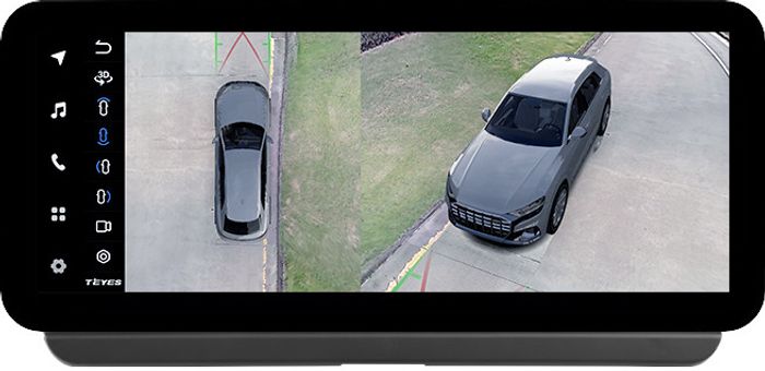 Магнитола для Toyota Corolla E210 2019-2024+, Corolla Cross (рамка LUX) - Teyes LUX ONE 360 монитор 12.3", Android 10, CarPlay, 4G SIM-слот, 6/128 ГБ, 4 камеры в комплекте