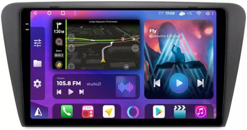 Магнитола для Skoda Octavia A7 2013-2020 - FarCar BM483M монитор 10.36" QLED на Android 14, TS10, 4+32Гб, CarPlay, 4G SIM-слот
