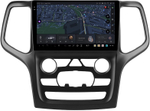 Магнитола для Jeep Grand Cherokee WK2 2013-2021 (взамен 5" экрана) - Kuberg EW-9176-1 QLed+2K, Android 13, UIS7870 (DUDU7), CarPlay, SIM-слот