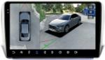 Магнитола для Peugeot 208 A9 2012-2019, 2008 A94 2013-2019 - FarCar BX3262M-360 монитор 10.36" 2K QLED на Android 13, Быстрая, CarPlay, 4G SIM-слот, 4 камеры в комплекте