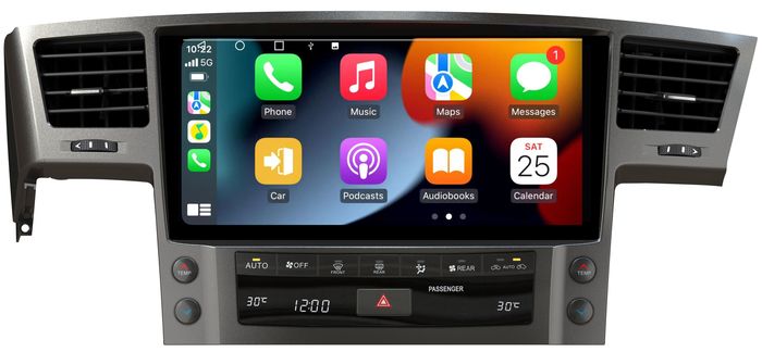 Магнитола для Lexus LX570 2007-2015 - Kuberg ZH-L1260 монитор 12.6" на Android 12, Быстрая, CarPlay, 4G SIM-слот