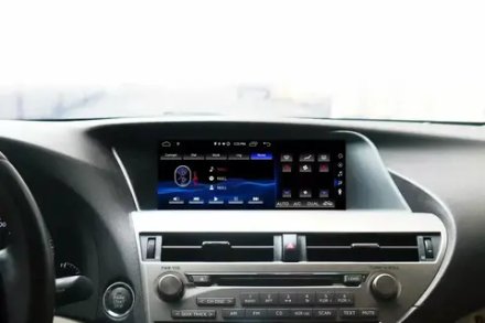 Магнитола для Lexus RX 2009-2014 (монохром) - Kuberg MRW-3811L на Android 13, 8Гб+128Гб, CarPlay, 4G SIM-слот