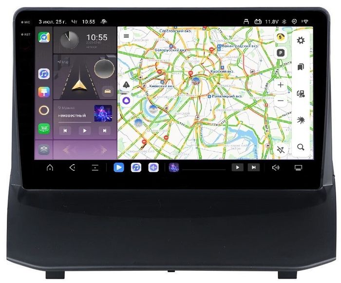 Магнитола для Ford Fiesta 2008-2014 - Kuberg OL-9285 QLed+2K, Android 13, Быстрейшая, CarPlay, 4G SIM-слот