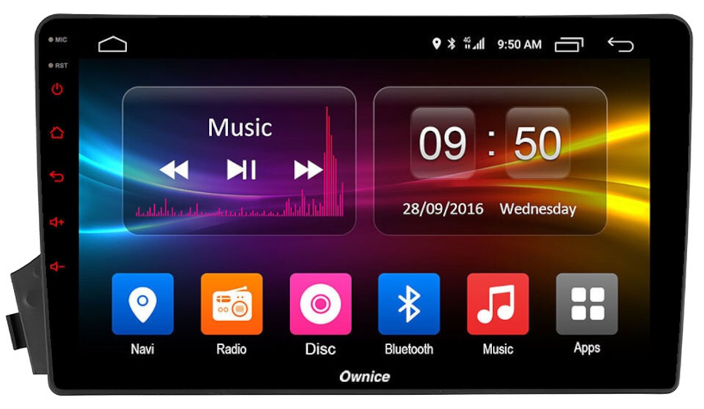 Магнитола для SsangYong Actyon 2005-2010, Kyron, Actyon Sports 2006-2016 - Kuberg OL-9303 IPS, Android 10, 8 ядер (TS18), 4G SIM-слот