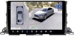 Магнитола для Toyota Highlander 3 XU50 2013-2020 - FarCar BX467M-360 монитор 10.36" 2K QLED на Android 13, Быстрая, CarPlay, 4G SIM-слот, 4 камеры в комплекте