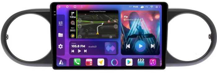 Магнитола для Toyota Corolla Rumion 2007-2016 - FarCar BM9-2K-9583 монитор 9.5" 2K QLED на Android 14, Быстрая, CarPlay, 4G SIM-слот