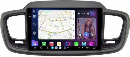 Магнитола для KIA Sorento Prime UM 2015-2020 (рамка большая) - FarCar XXL442M монитор 10.36" 2K QLED на Android 14, TS20, 8+256Гб, CarPlay, 4G SIM-слот