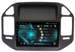 Магнитола для Mitsubishi Pajero 3, Montero 3 1999-2006 (рамка черная) - Vaycar VA47-1019 на Android 13, Быстрая, 4G SIM-слот