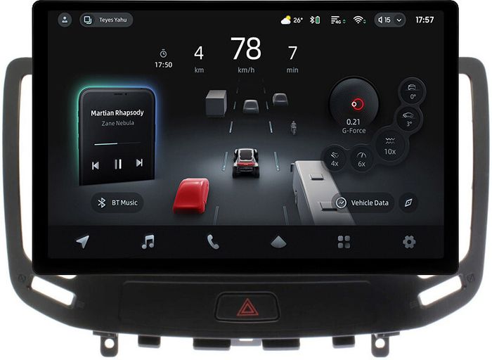 Магнитола для Infiniti G25, G35, G37 2006-2013 - Teyes CC4-PRO монитор 13" 2K QLED на Android 13, Быстрейшая, Snapdragon 778G, ИИ, CarPlay, DSP, 4G SIM-слот