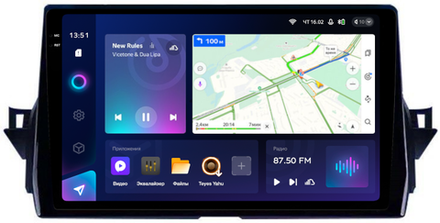 Магнитола для Toyota Camry 70 (75) 2021-2023 - Teyes CC3-2K QLed Android 10, ТОП процессор, SIM-слот, CarPlay