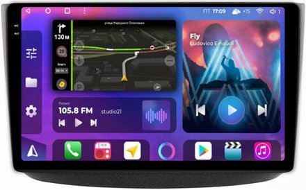 Магнитола для Mercedes-Benz Viano/Vito W639 2003-2006 - FarCar BM10-7096F3 монитор 10.36" QLED на Android 14, TS10, 4+32Гб, CarPlay, 4G SIM-слот