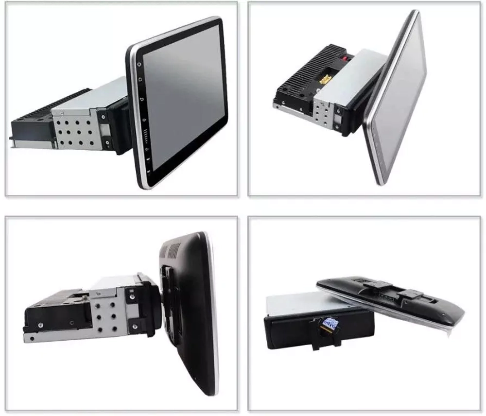 1DIN магнитола с поворотным 10" монитором - Canbox M-Line 7912 Android 10, 8-ядер, 2Гб+32Гб, 4G SIM-слот