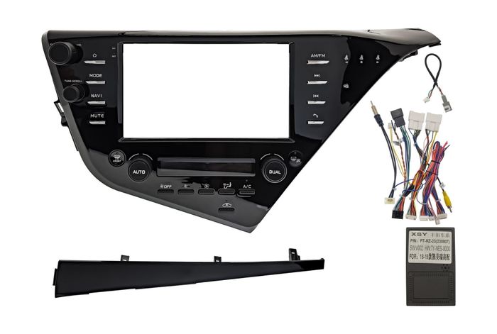Магнитола для Toyota Camry 70 2017-2020 (c JBL и климатом на ШГУ) - Kuberg SF-9695 QLed+2K, Android 13, TS20, CarPlay, 4G SIM-слот