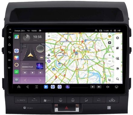 Магнитола для Toyota Land Cruiser 200 2007-2015 (со штатной камерой или 360) - Kuberg SF-1620-4-ABC QLed, Android 13, TS20, CarPlay, SIM-слот