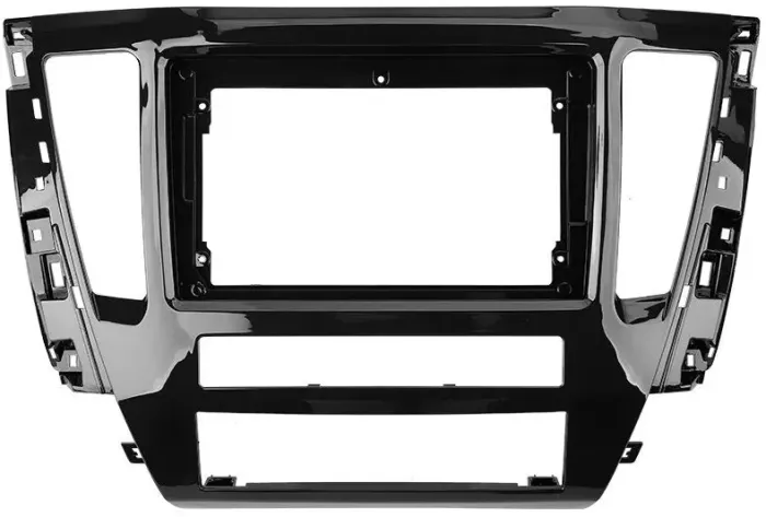 Магнитола для Mitsubishi Pajero Sport 3 2020-2024, Montero Sport (прямоугольный климат, рамка 9) - FarCar BX877 монитор 13" 2K QLED на Android 13, TS10, 6+128, CarPlay, 4G SIM-слот