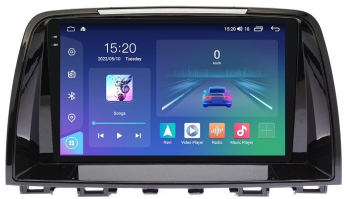 Магнитола для Mazda 6 2012-2014 - Parafar PF010RN2K на Android 13, QLED+2K, ТОП процессор, 4Гб+32Гб, CarPlay, 4G SIM-слот